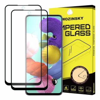 Wozinsky Full Glue 2x tvrzené sklo Samsung A51 černé 9111201895621