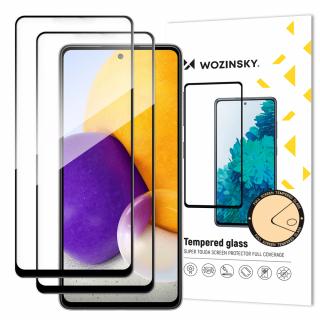 Wozinsky Full Glue 2x tvrzené sklo Samsung Galaxy A72 černé 9145576216729