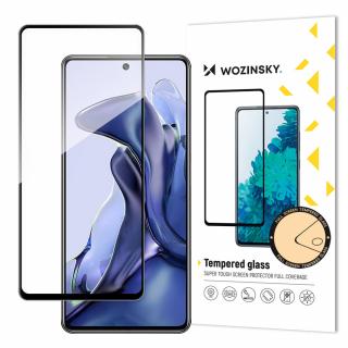 Wozinsky Full Glue tvrzené sklo Xiaomi Mi 11T PRO / Mi 11T černé 9145576231494