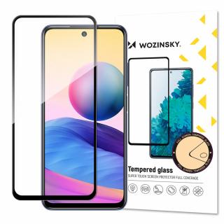 Wozinsky Full Glue tvrzené sklo Xiaomi RedMi NOTE 10 5G / Poco M3 Pro černé 9111201939387