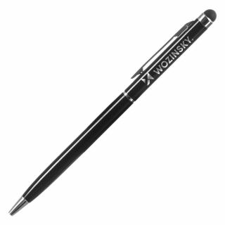 Wozinsky kapacitní stylus + propiska 2v1 black / černý