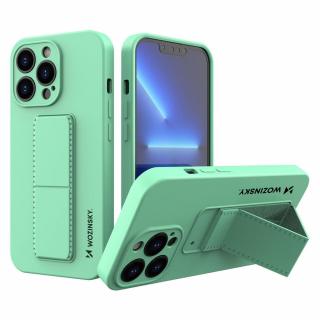 Wozinsky Kickstand Case pouzdro / kryt s opěrkou 3v1 pro Apple iPhone 13 Mini (5,4 ) mint