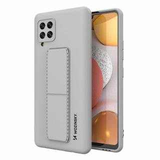 Wozinsky Kickstand Case pouzdro / kryt s opěrkou 3v1 pro Samsung Galaxy A12 grey