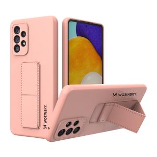 Wozinsky Kickstand Case pouzdro / kryt s opěrkou 3v1 pro Samsung Galaxy A32 4G růžové