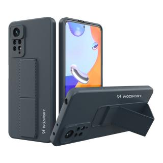 Wozinsky Kickstand Case pouzdro / kryt s opěrkou 3v1 pro Xiaomi RedMi NOTE 11 Pro blue