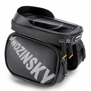 Wozinsky WBB21BK taška na kolo s kapsami / pouzdro na telefon černá