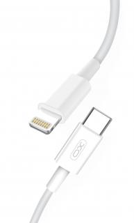 XO NB113 USB kabel USB-C PD - iPhone lightning 1m / 2A bílý