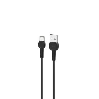 XO NB132 USB kabel - Micro USB 1m / 2A černý