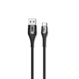 XO NB138 USB kabel - USB-C 1m / 2,4A černý