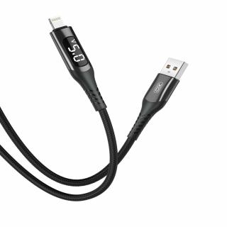 XO NB162 USB kabel - iPhone lightning 1m / 2,4A černý