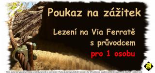 Dárkový poukaz na Via Ferratu 1 osoba Bechyně (Gift Certificate Ferrata 321outdoor.cz)