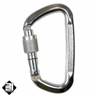 Karabina Climbing Technology D-SHAPE SG stříbrná (CT Carabiner D - shape SG Silver)