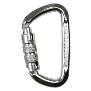 Karabina Climbing Technology D-SHAPE TG stříbrná (CT Carabiner D - shape TG Silver)