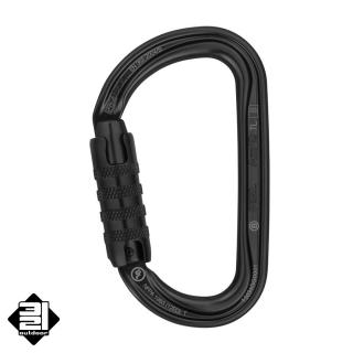 Karabina PETZL Am´D Triact černá (Petzl Am D Carabiner Triact Black)