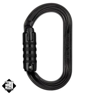 Karabina PETZL OXAN ocel TRIACT černá (Petzl Oxan Steel Carabiner Triact-Lock Black)