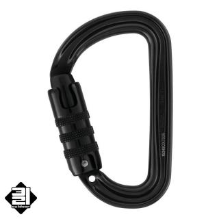 Karabina PETZL Sm´D TRIACT černá (Petzl Sm D Carabiner Triact-Lock Black)