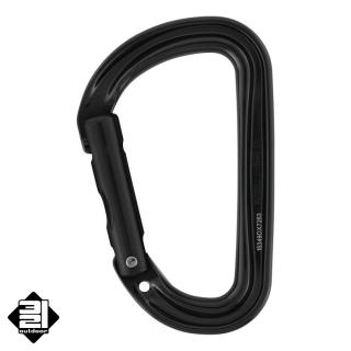 Karabina PETZL Sm´D Wall černá (Petzl Sm D Wall Carabiner Black)