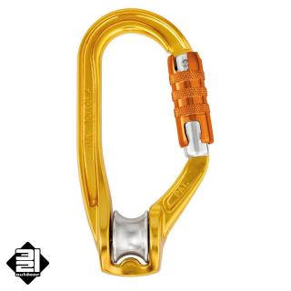 Karabina s kladkou PETZL ROLLCLIP TRIACT (Petzl Rollclip Carabiner Triact-Lock)