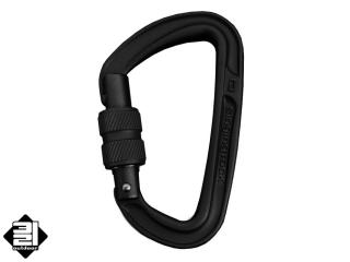 Karabina Singing Rock COLT šroubovací černá (Colt Screw Carabiner Black)