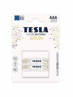 Baterie Tesla  GOLD+ AAA 2 ks