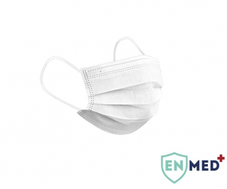 EnMed® 3-vrstvá hygienická rouška bílá - 50 ks
