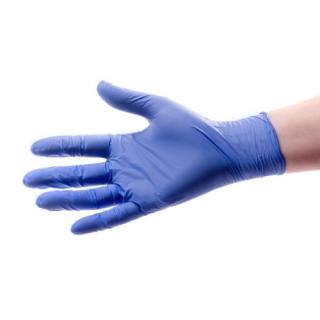 Jednorázové vyšetřovací nitrilové rukavice Velvet modrofialové 200 ks Velikost L