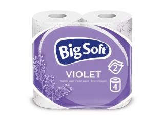 Toaletní papír Violet, 2 vrstvý, 4 role