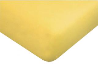 Aaryans Jersey prostěradlo žluté Rozměry: 220x200 cm