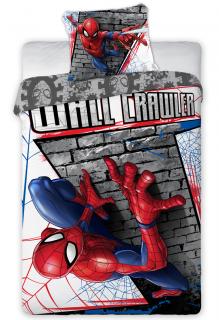 Bavlněné povlečení Spiderman Crawler 140x200/70x90cm