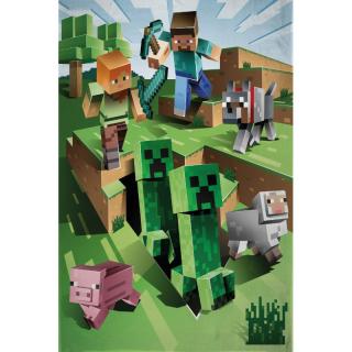 Deka Minecraft zelená, 100 x 150 cm