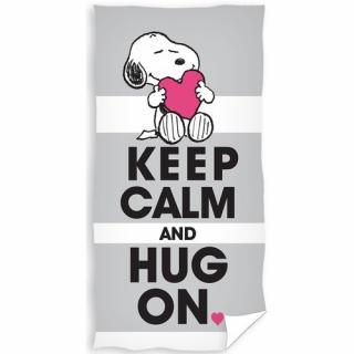 Dětská osuška Snoopy Keep Calm 70x140cm
