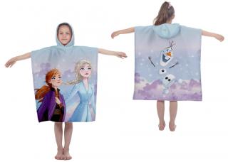 DĚTSKÉ PONČO Ledové království Anna, Elsa a Olaf