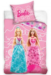 Dětské povlečení Barbie Dvě Princezny 140x200/70x80 cm