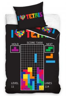 Dětské povlečení Tetris Level 11 140x200/70x90 cm