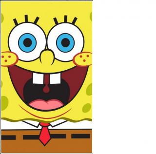 Dětský ručník Sponge Bob Face 30x50 cm