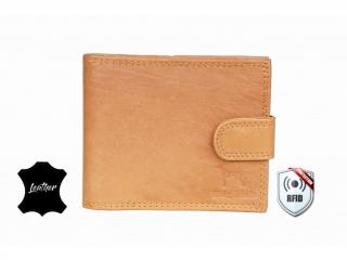 Kožená pánská peněženka JBNC 42 MN TAN, s ochranou RFID