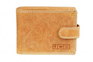 Kožená peněženka s ochranou RFID - JCBNC 42EH- TAN