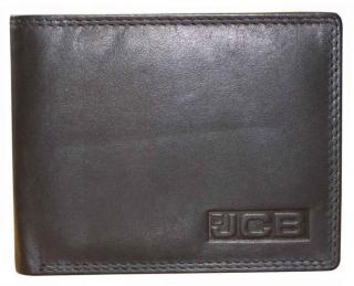 Kožená peněženka s ochranou RFID - JCBNC 44MN - ČERNÁ