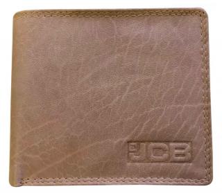 Kožená peněženka s ochranou RFID - JCBNC 44MN - HNĚDÁ