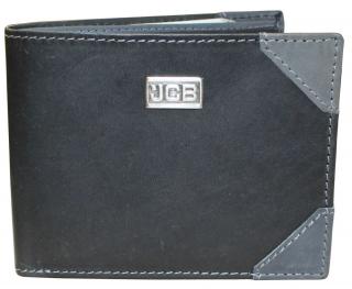 Kožená peněženka s ochranou RFID - JCBNC 56 černá