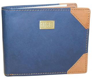 Kožená peněženka s ochranou RFID - JCBNC 56 modrá