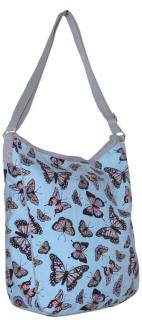 Látková taška s motýly - JBCB 187 BLUE
