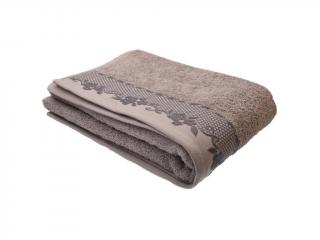 Luxusní ručník BJORK šedý  90x50 cm