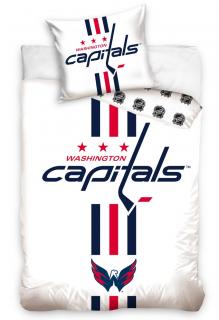 povlečení NHL Washington Capitals White 70x90/140x200 cm