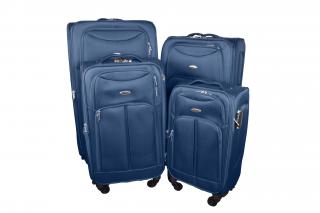 Sada 4 textilních kufrů 4008 Barva: modrá