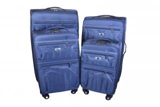 Sada 4 textilních kufrů HD 1910 Barva: modrá