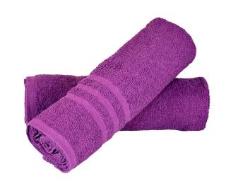 Sada ručníků Basic 2 ks - fialová