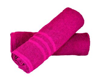 Sada ručníků Basic 2 ks - růžová