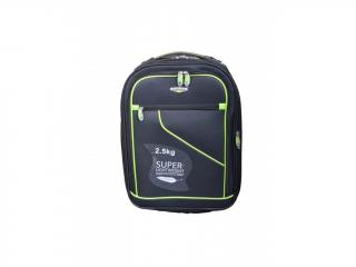 Textilní kufr JB 2006 černá/zelená XS