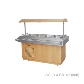 Chladící salátový bar OZTI COLD 4xGN1/1